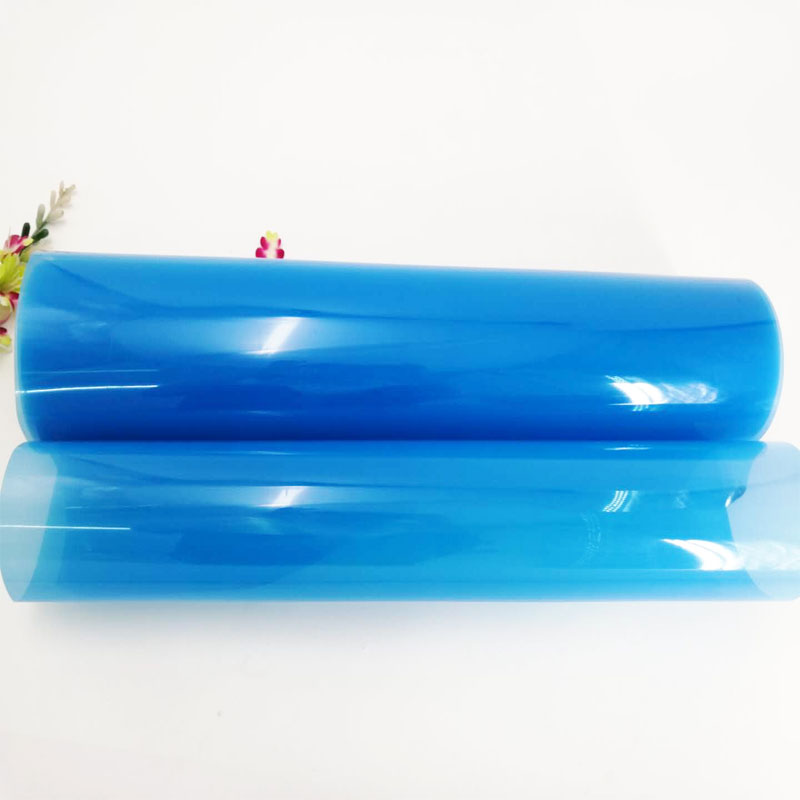 뜨거운 판매 진공 성형을위한 0.5mm Bule 색상 투명 폴리 염화 비닐 PVC 필름