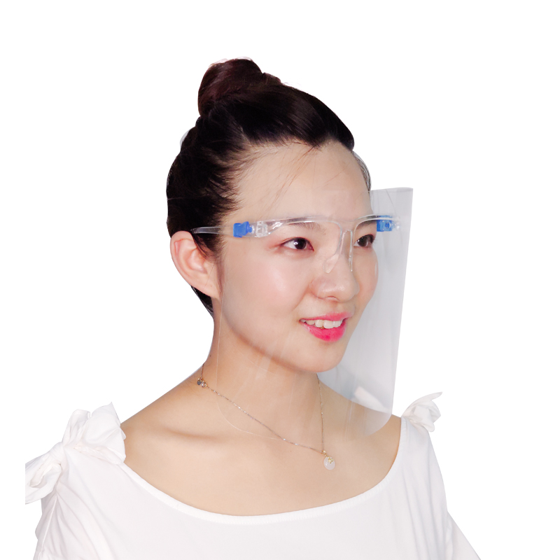 일회용 안개 방지 투명 플라스틱 마스크 보호 안경