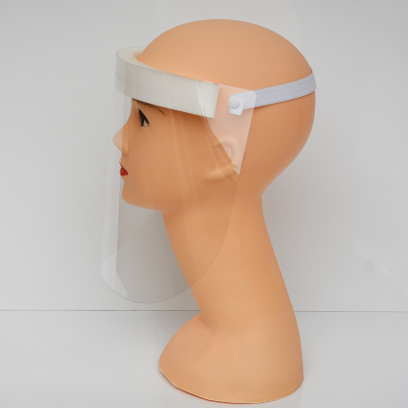 투명한 얼굴 덮음 가벼운 안개 방지 플라스틱 얼굴 방패 스크린 안전